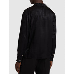 Camisa de viscosa negra Amiri