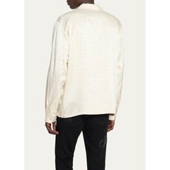 Camisa de viscosa blanca Amiri