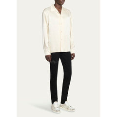 Camisa de viscosa blanca Amiri