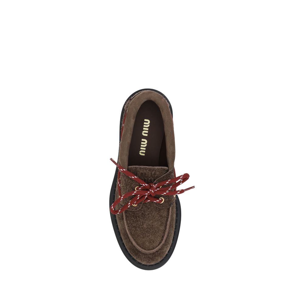 Mocasines de suela gruesa Miu Miu