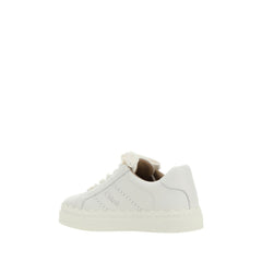 Zapatillas de piel blancas Chloé