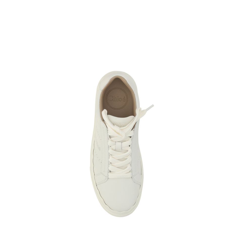 Zapatillas de piel blancas Chloé