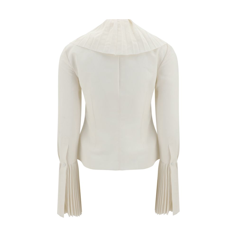 Camisa con volantes de Alexander McQueen