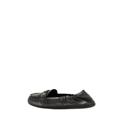 Mocasines Prada de piel con efecto vintage