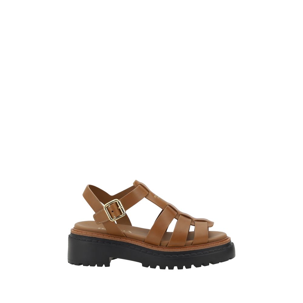Sandalias Prada con suela dentada