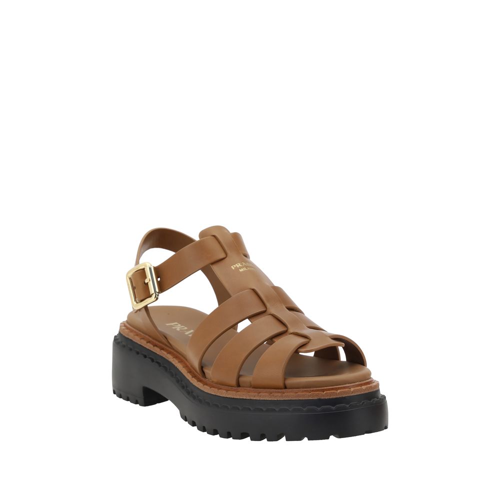 Sandalias Prada con suela dentada