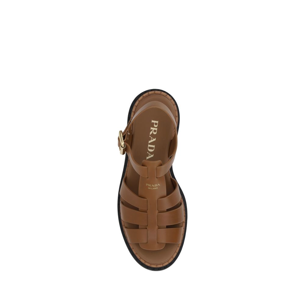 Sandalias Prada con suela dentada