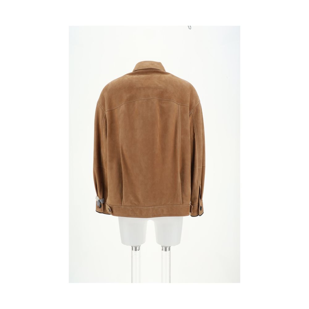 Brunello Cucinelli Chaqueta de ante