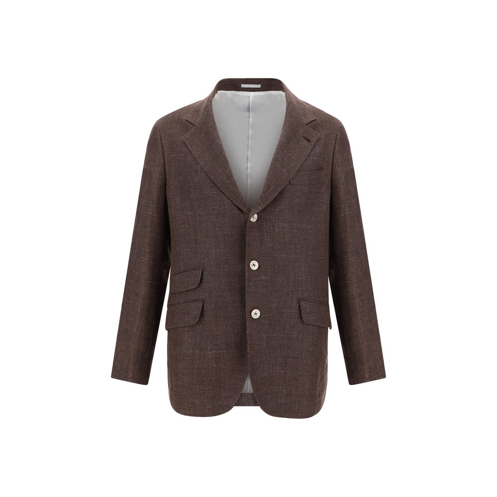 Brunello Cucinelli Chaqueta tipo blazer de lino