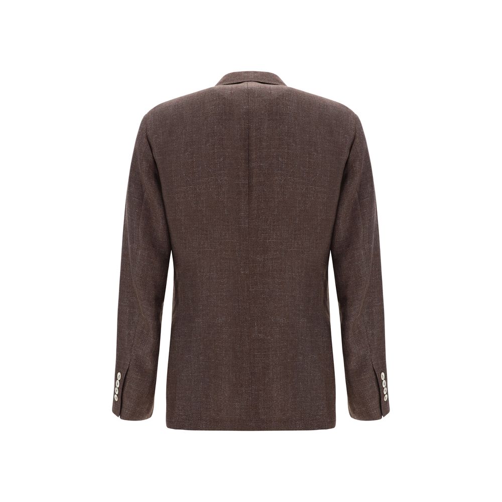 Brunello Cucinelli Chaqueta tipo blazer de lino