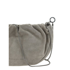 Brunello Cucinelli Bolso De Hombro De Ante