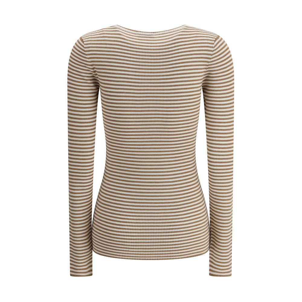 Jersey de manga larga de cachemira Brunello Cucinelli