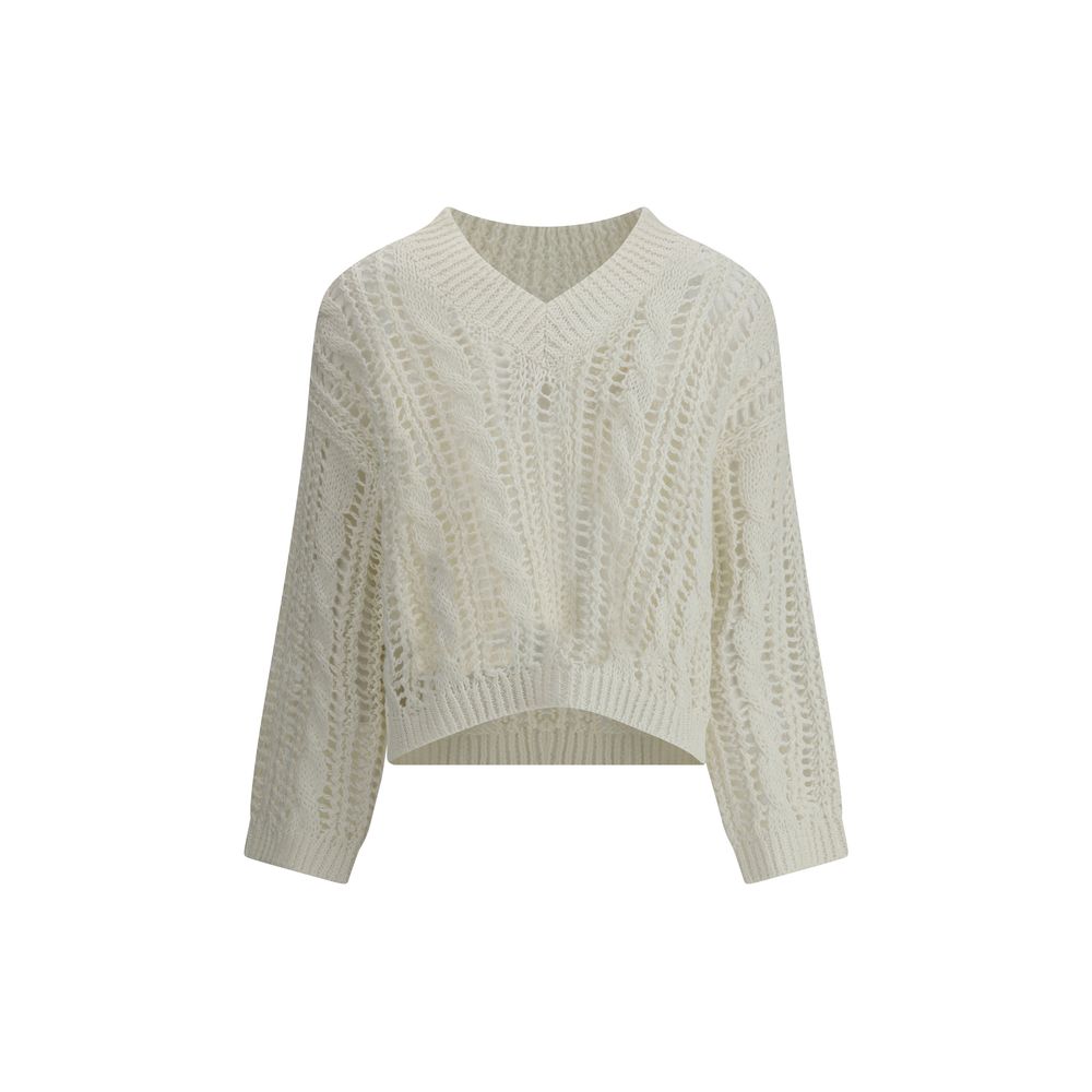 Brunello Cucinelli Jersey de punto de encaje
