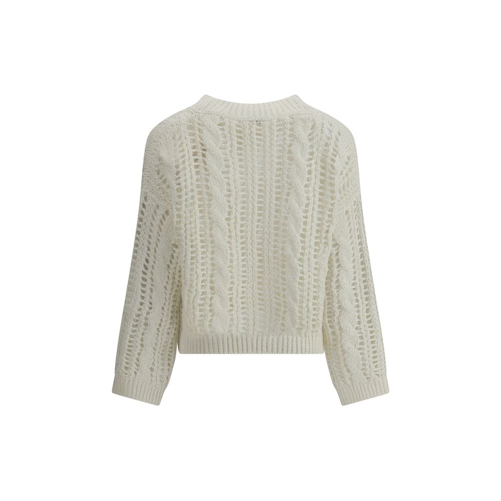 Brunello Cucinelli Jersey de punto de encaje