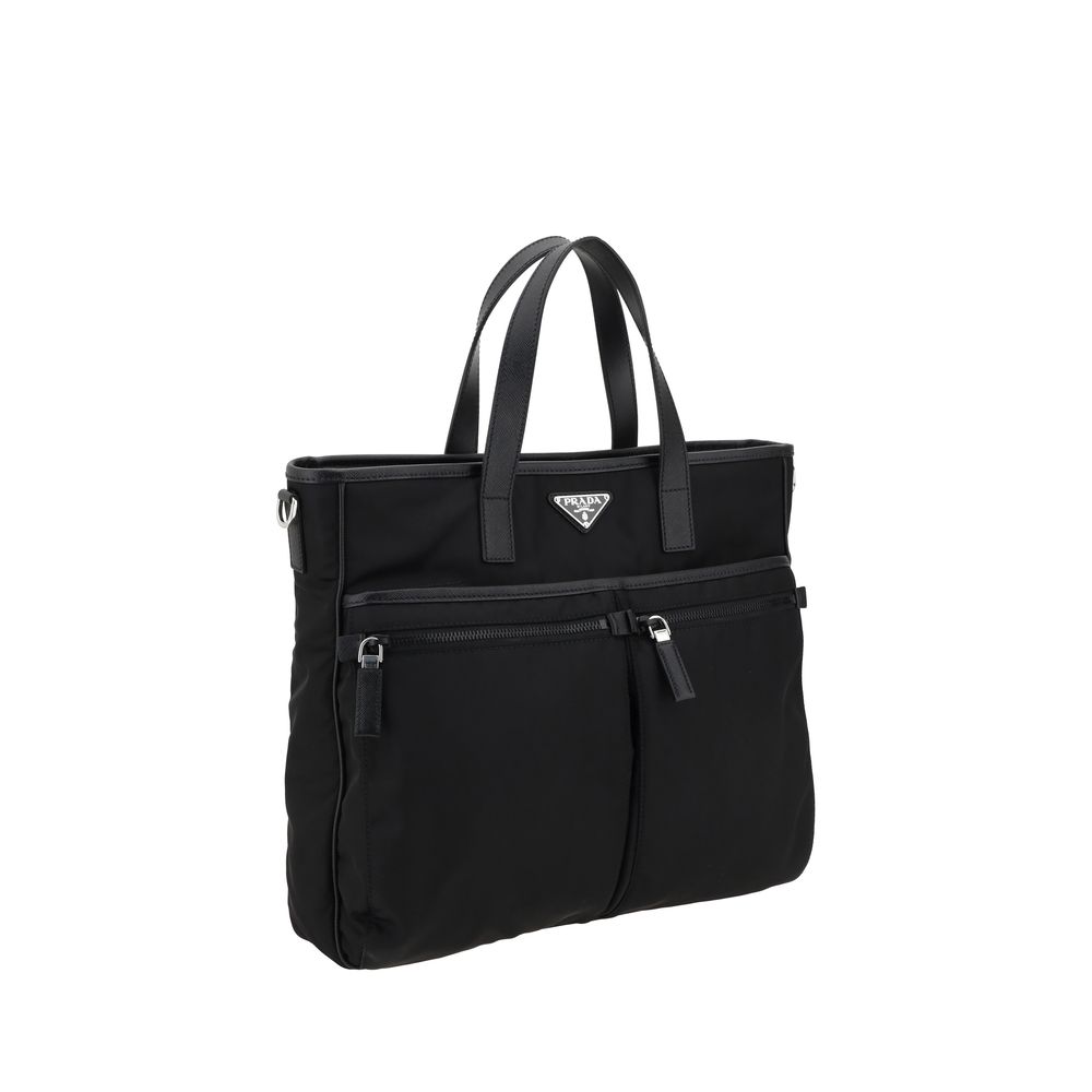 Bolso de mano con el logotipo de Prada