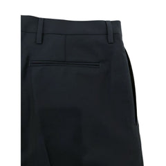 Pantalón de hombre de lana virgen azul Valentino