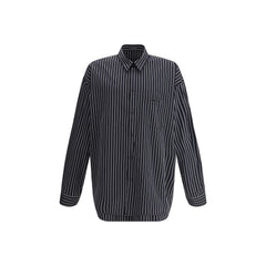 Camisa de rayas planas de Balenciaga