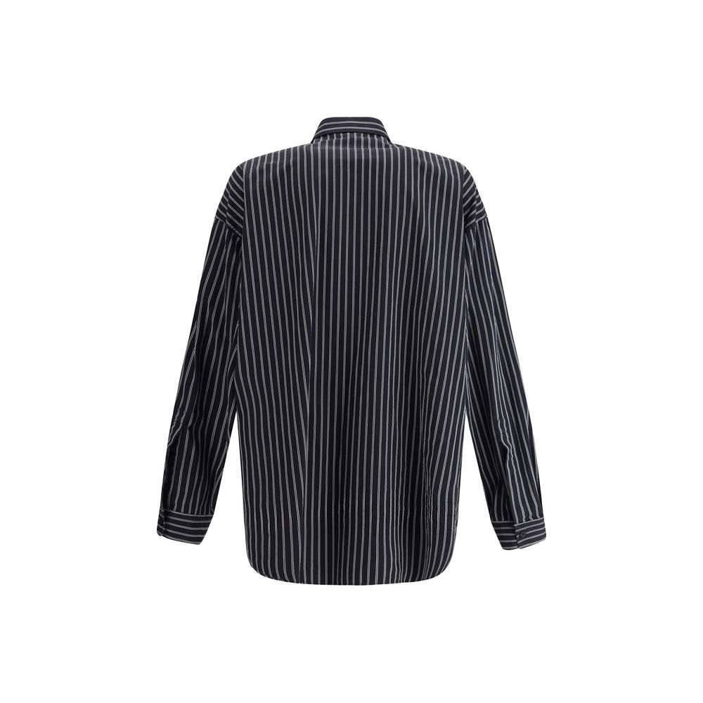 Camisa de rayas planas de Balenciaga