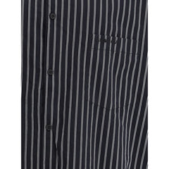 Camisa de rayas planas de Balenciaga