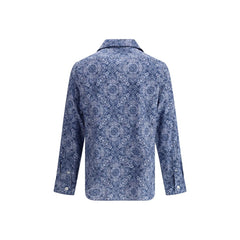 Brunello Cucinelli Camisa con estampado de cachemira