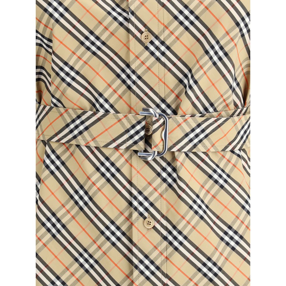 Vestido camisero Burberry Archivio Check