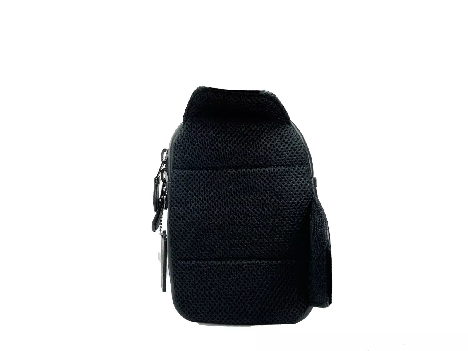 Mochila bandolera Coach Edge L Pack color nogal negro (CW347)