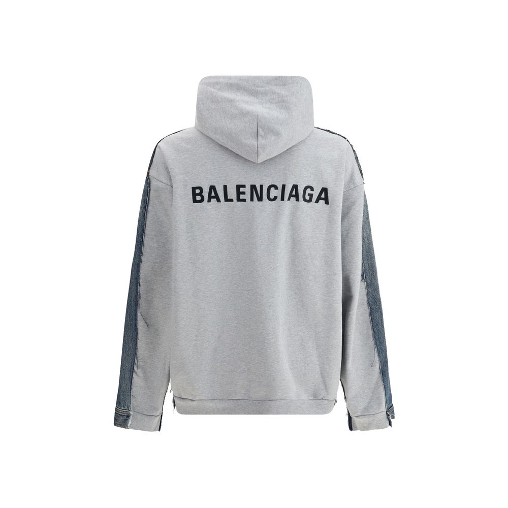 Chaqueta vaquera con diseño de paneles de Balenciaga
