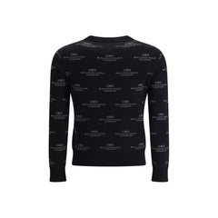 Suéter con logotipo integral de Balenciaga