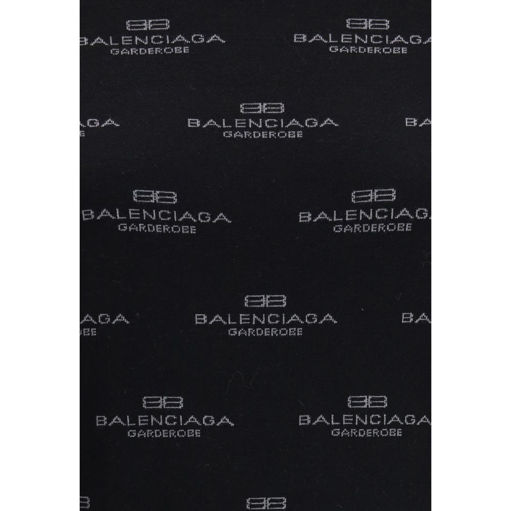 Suéter con logotipo integral de Balenciaga