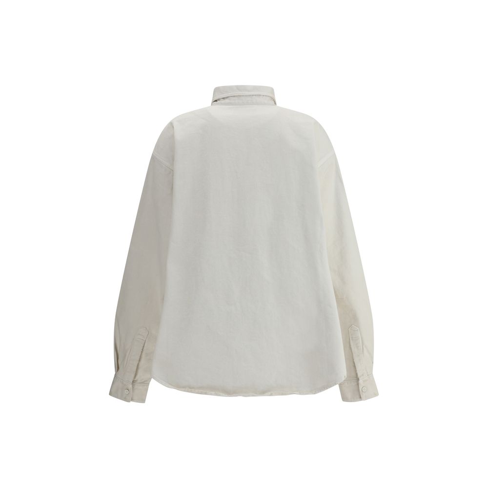Chaqueta vaquera estilo camisa de Balenciaga
