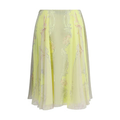 Falda midi Medusa de Versace