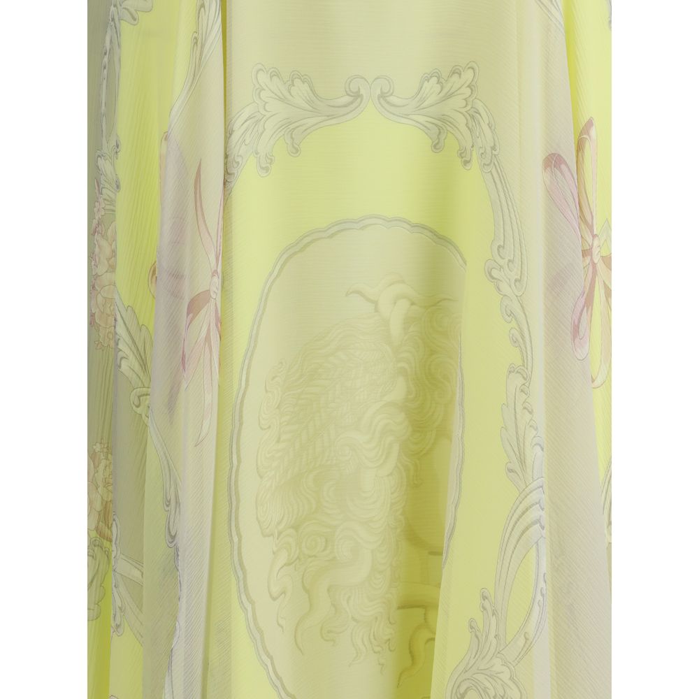 Falda midi Medusa de Versace