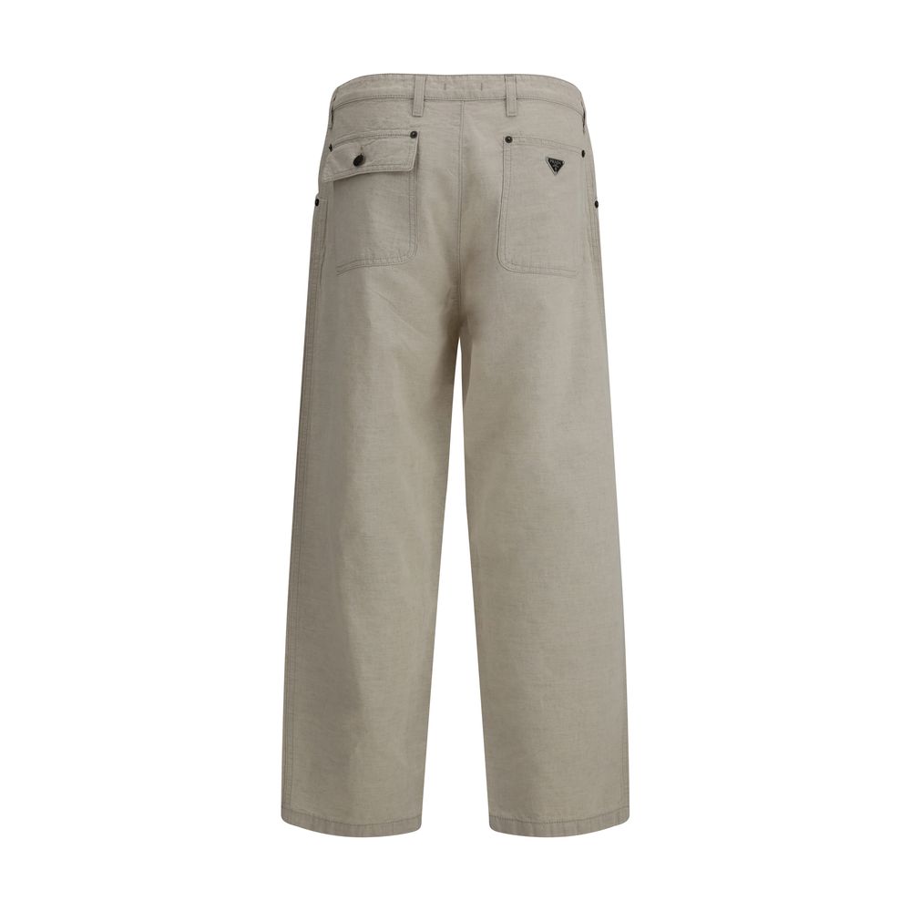 Pantalones holgados de Prada