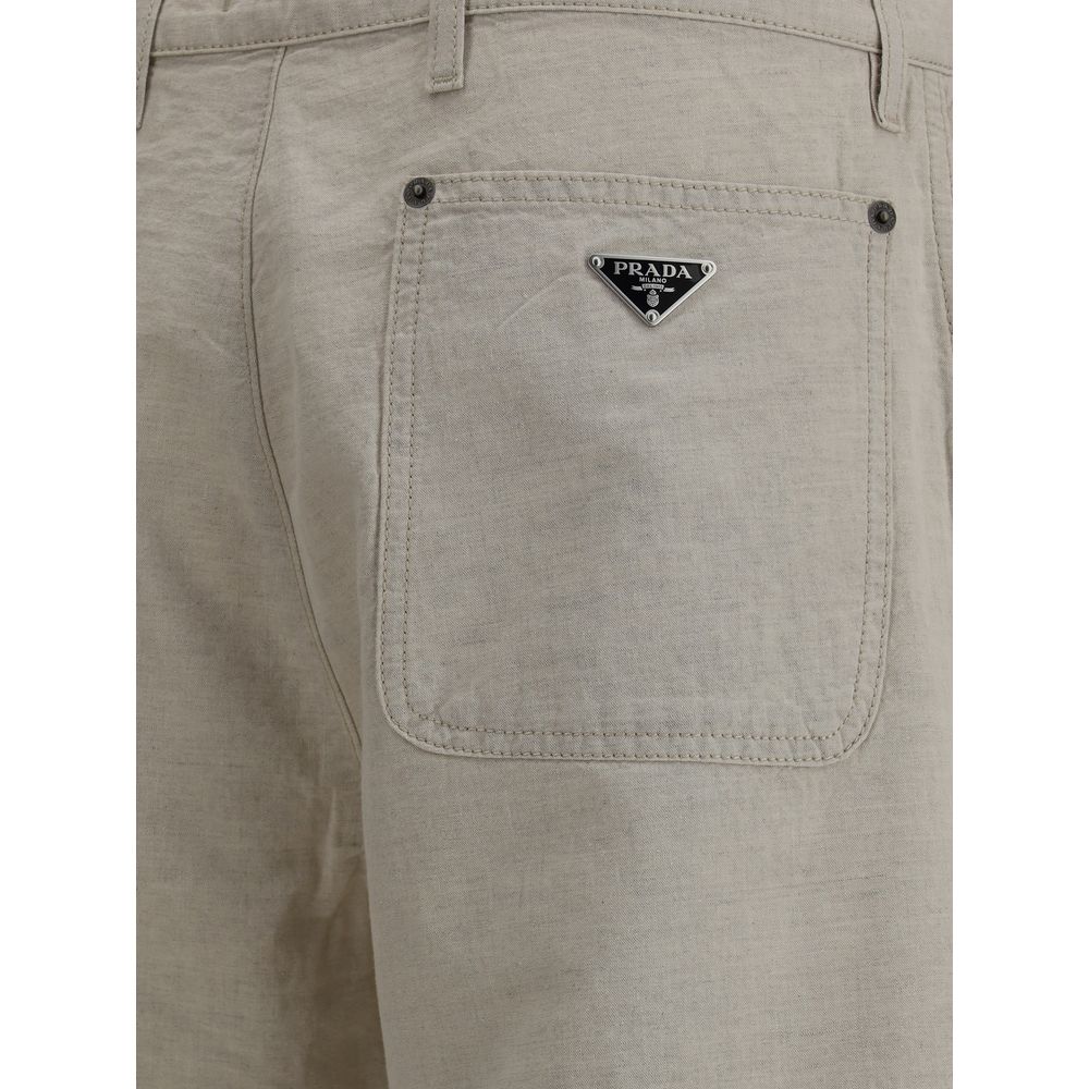 Pantalones holgados de Prada