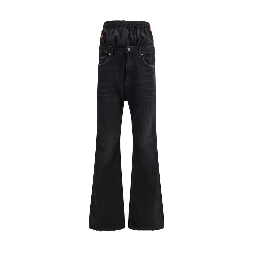 Vaqueros en capas de Balenciaga