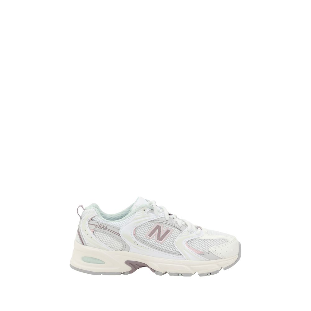 Zapatillas New Balance de cuero blanco de nivel 3