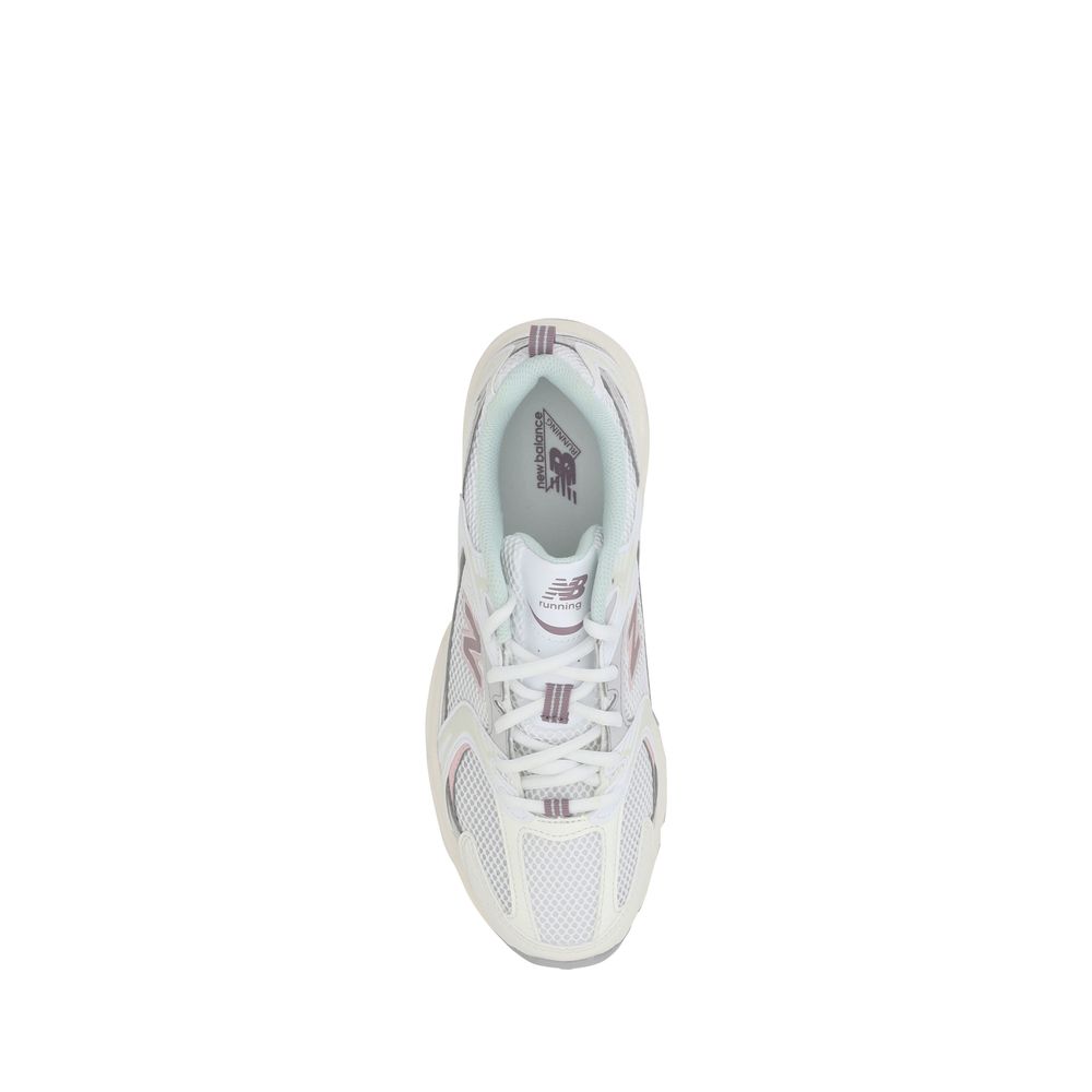 Zapatillas New Balance de cuero blanco de nivel 3