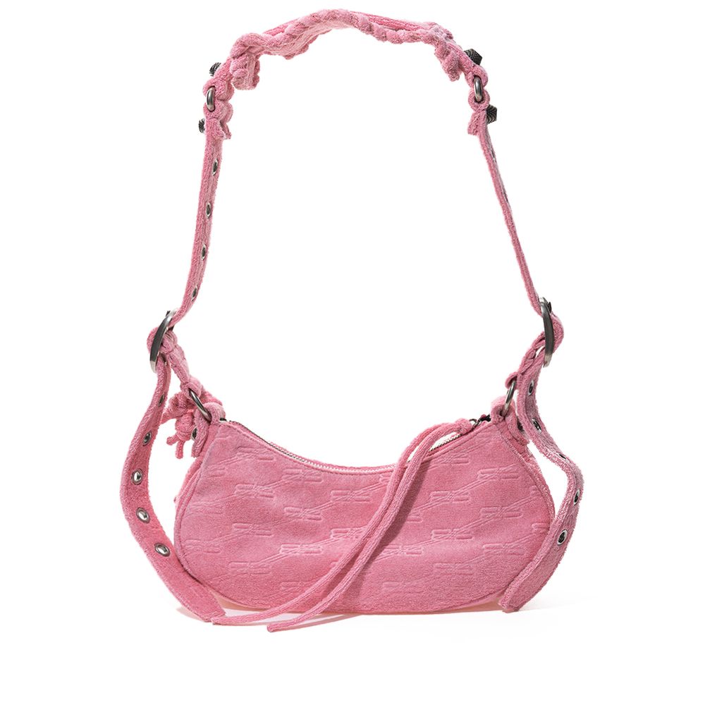 Elegante bolso tote rosa algodón de azúcar de Balenciaga para un estilo sofisticado