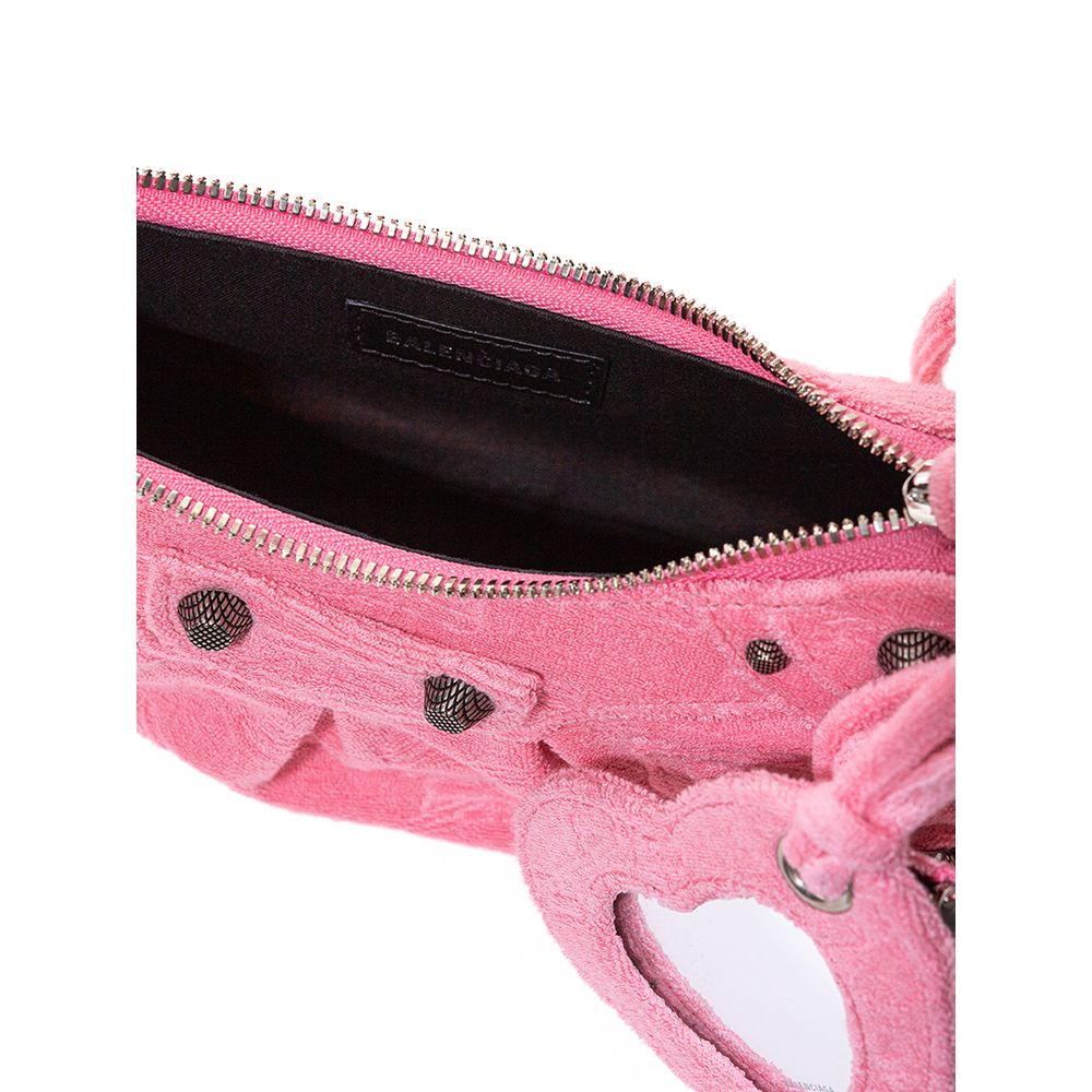 Elegante bolso tote rosa algodón de azúcar de Balenciaga para un estilo sofisticado