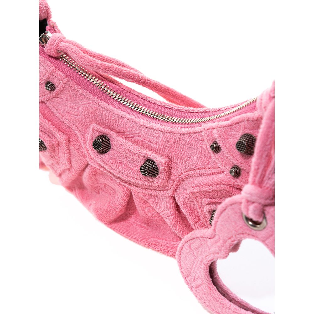 Elegante bolso tote rosa algodón de azúcar de Balenciaga para un estilo sofisticado