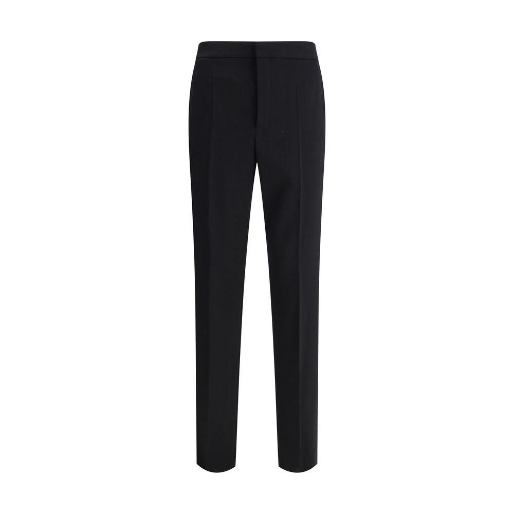 Pantalones clásicos de lana de Saint Laurent