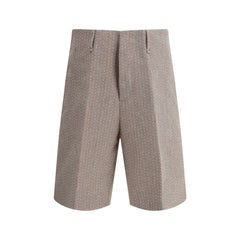 Pantalones cortos de raya diplomática de Fendi