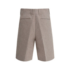 Pantalones cortos de raya diplomática de Fendi