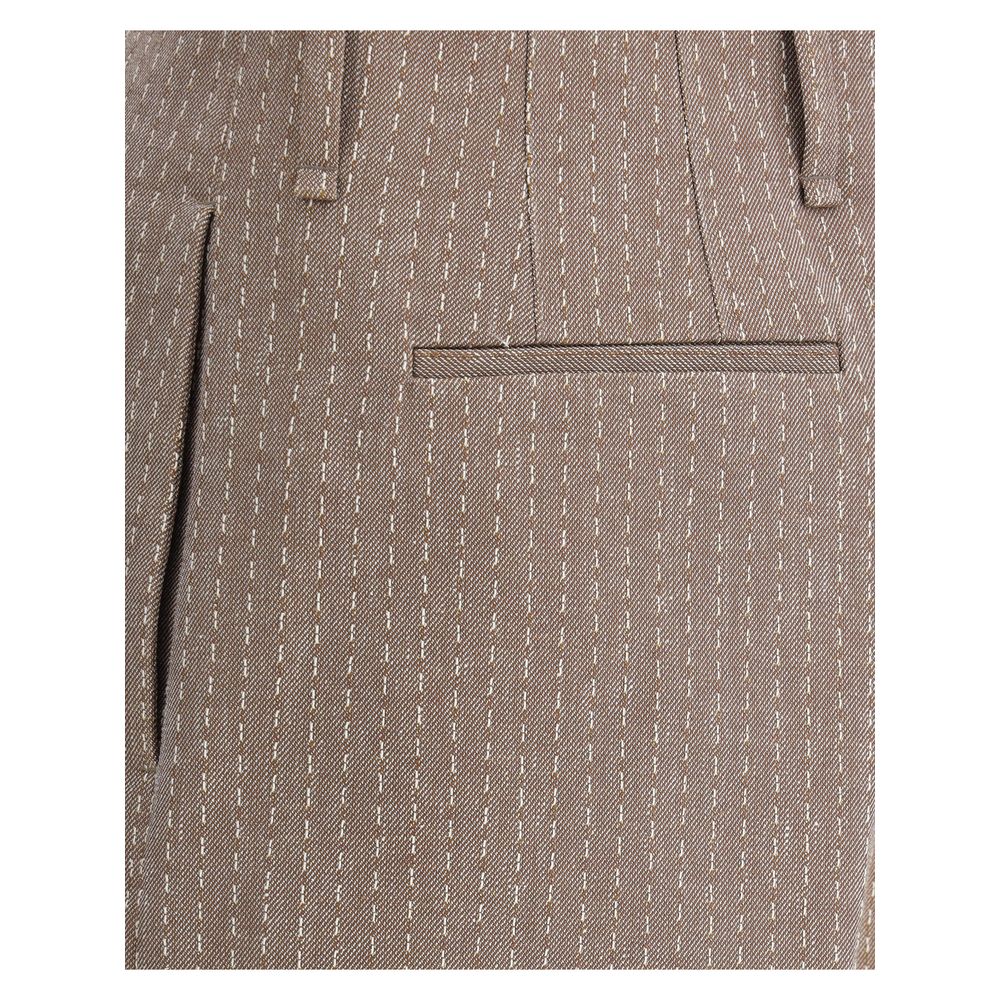 Pantalones cortos de raya diplomática de Fendi