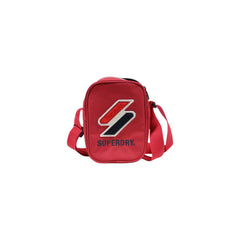 Bolso bandolera rojo de poliéster Superdry