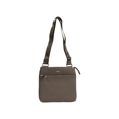 Bolso mensajero de piel verde de Hugo Boss