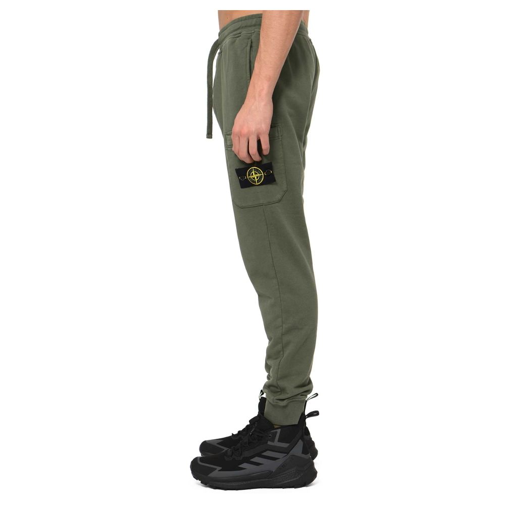 Pantalones deportivos de algodón beige Stone Island para hombre