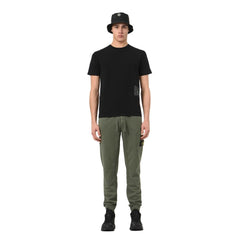 Pantalones deportivos de algodón beige Stone Island para hombre
