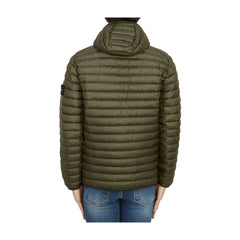 Chaqueta de nailon verde de Stone Island