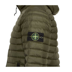 Chaqueta de nailon verde de Stone Island